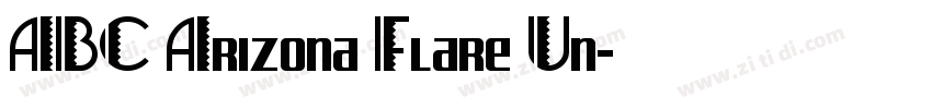 ABC Arizona Flare Un字体转换